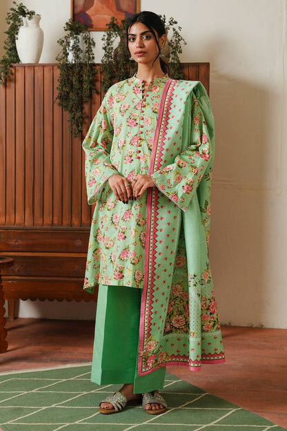 Zellbury | Unstitched 3 Piece Cambric | Shirt Shalwar Dupatta - 0048 by Maria Faisal - Registered Vendor of : Zellbury Women - type : Essential Unstitched - 100% original wedding dresses
