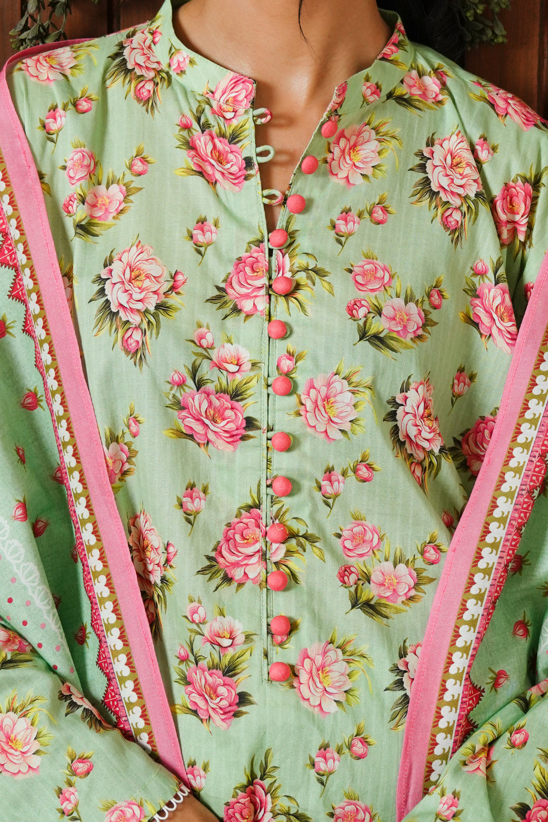 Zellbury | Unstitched 3 Piece Cambric | Shirt Shalwar Dupatta - 0048 by Maria Faisal - Registered Vendor of : Zellbury Women - type : Essential Unstitched - 100% original wedding dresses