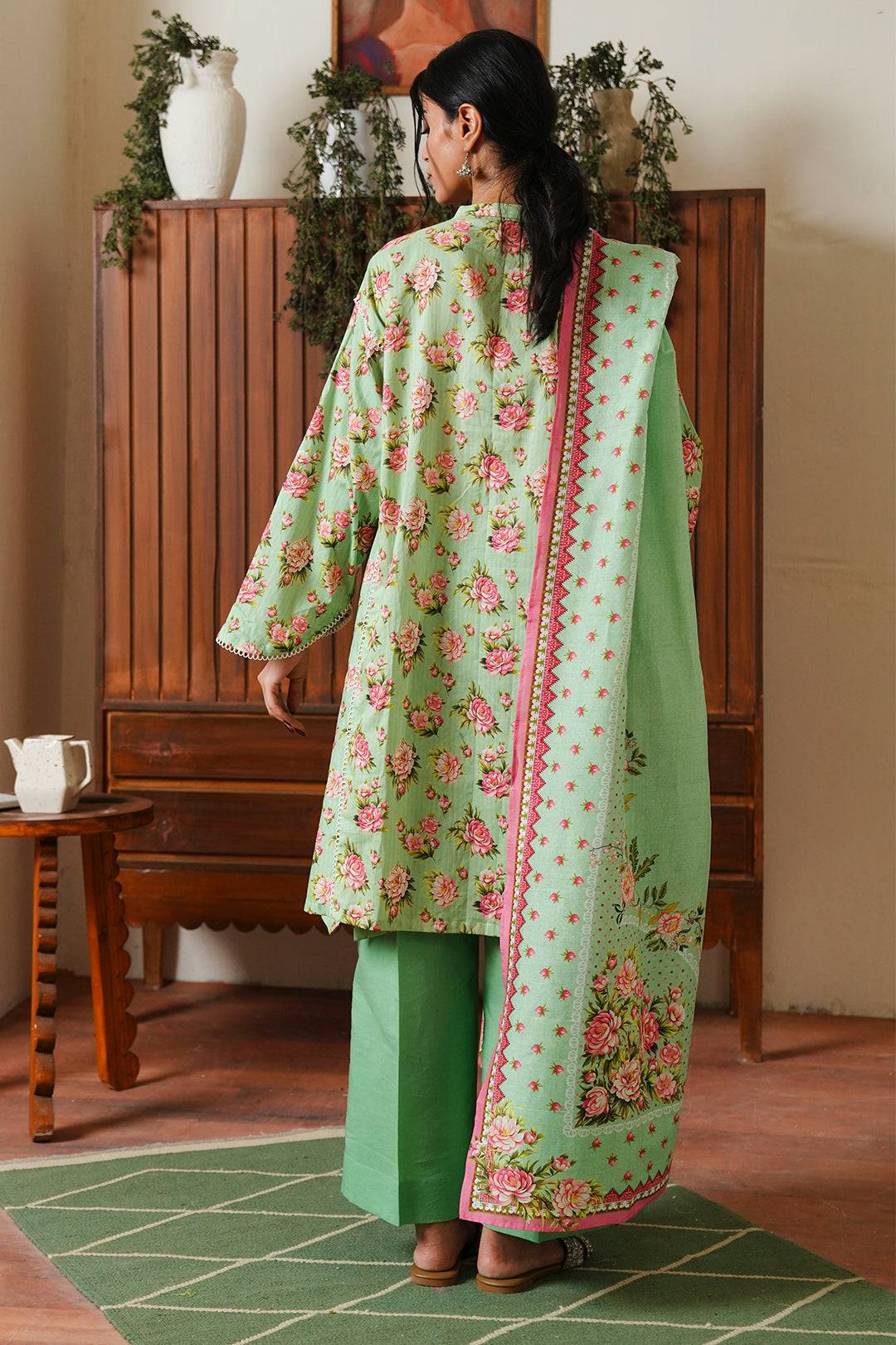 Zellbury | Unstitched 3 Piece Cambric | Shirt Shalwar Dupatta - 0048 by Maria Faisal - Registered Vendor of : Zellbury Women - type : Essential Unstitched - 100% original wedding dresses