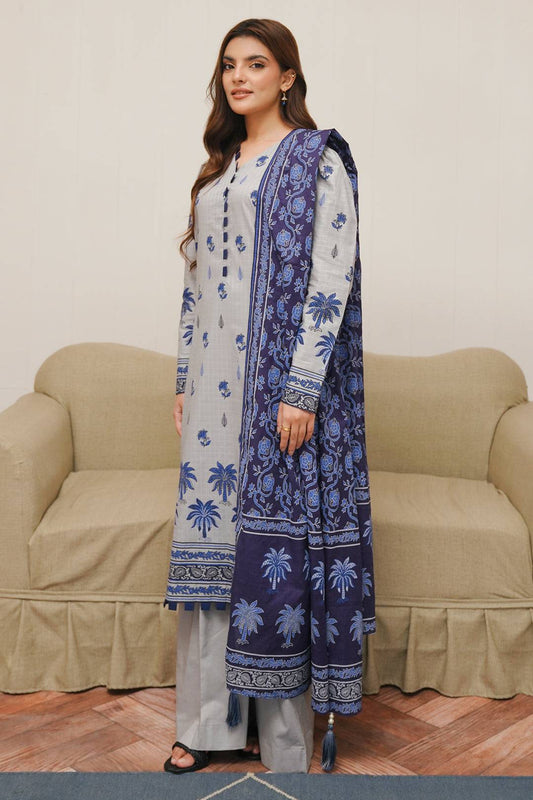 Zellbury | Unstitched 3 Piece Cambric | Shirt Shalwar Dupatta - 0056 by Maria Faisal - Registered Vendor of : Zellbury Women - type : Essential Unstitched - 100% original wedding dresses