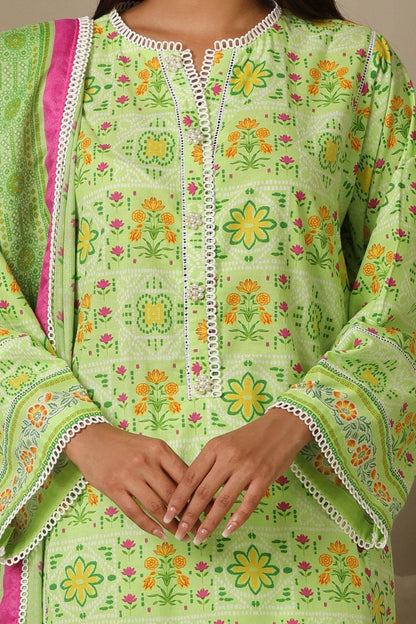 Zellbury | Unstitched 3 Piece Cambric | Shirt Shalwar Dupatta - 0115 by Maria Faisal - Registered Vendor of : Zellbury Women - type : Essential Unstitched - 100% original wedding dresses