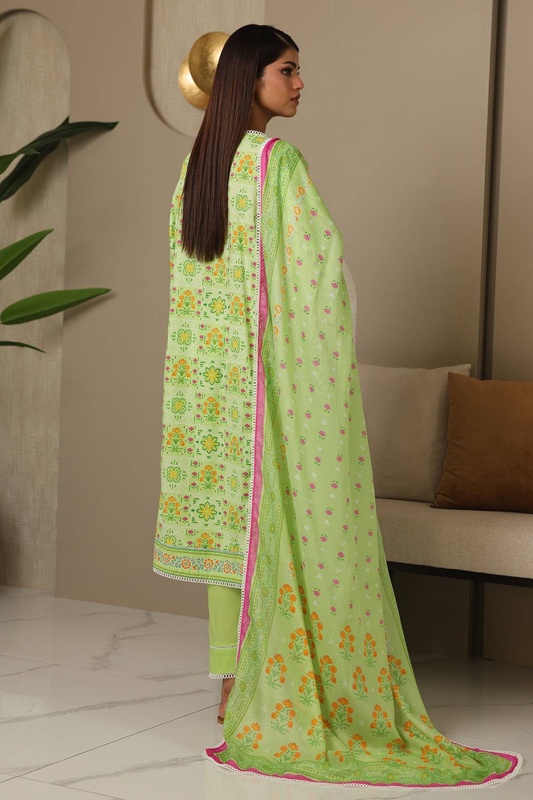 Zellbury | Unstitched 3 Piece Cambric | Shirt Shalwar Dupatta - 0115 by Maria Faisal - Registered Vendor of : Zellbury Women - type : Essential Unstitched - 100% original wedding dresses