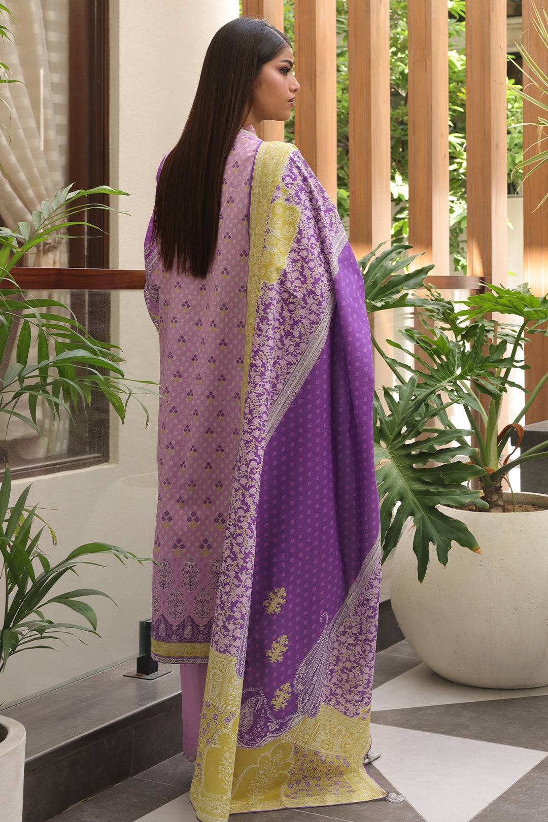 Zellbury | Unstitched 3 Piece Cambric | Shirt Shalwar Dupatta - 0125 by Maria Faisal - Registered Vendor of : Zellbury Women - type : Essential Unstitched - 100% original wedding dresses