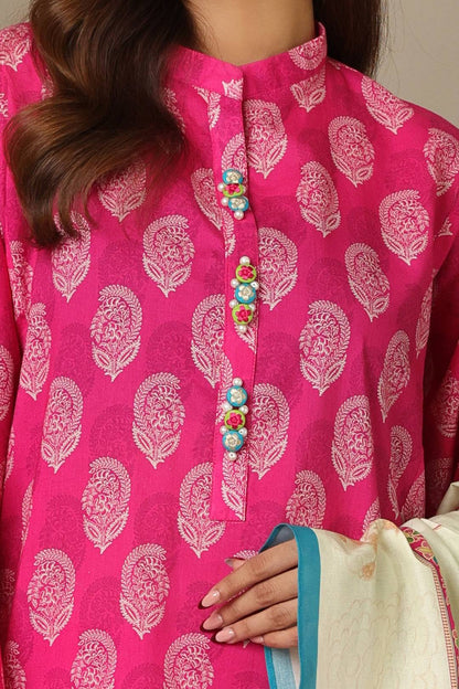 Zellbury | Unstitched 3 Piece Cambric | Shirt Shalwar Dupatta - 0129 by Maria Faisal - Registered Vendor of : Zellbury Women - type : Essential Unstitched - 100% original wedding dresses