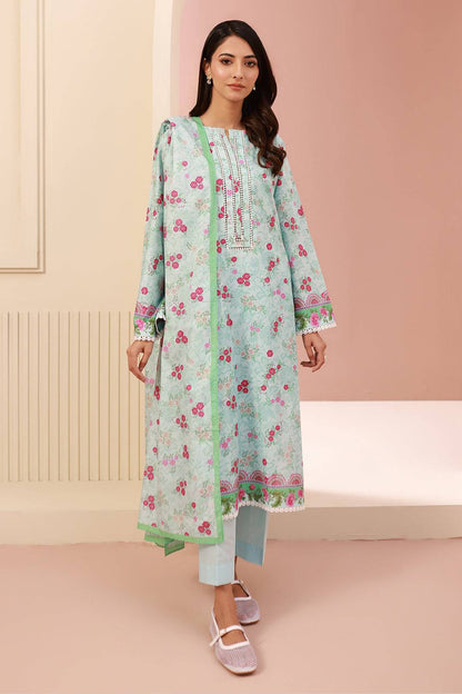 Zellbury | Unstitched 3 Piece Cambric | Shirt Shalwar Dupatta - 0629 by Maria Faisal - Registered Vendor of : Zellbury Women - type : Essential Unstitched - 100% original wedding dresses