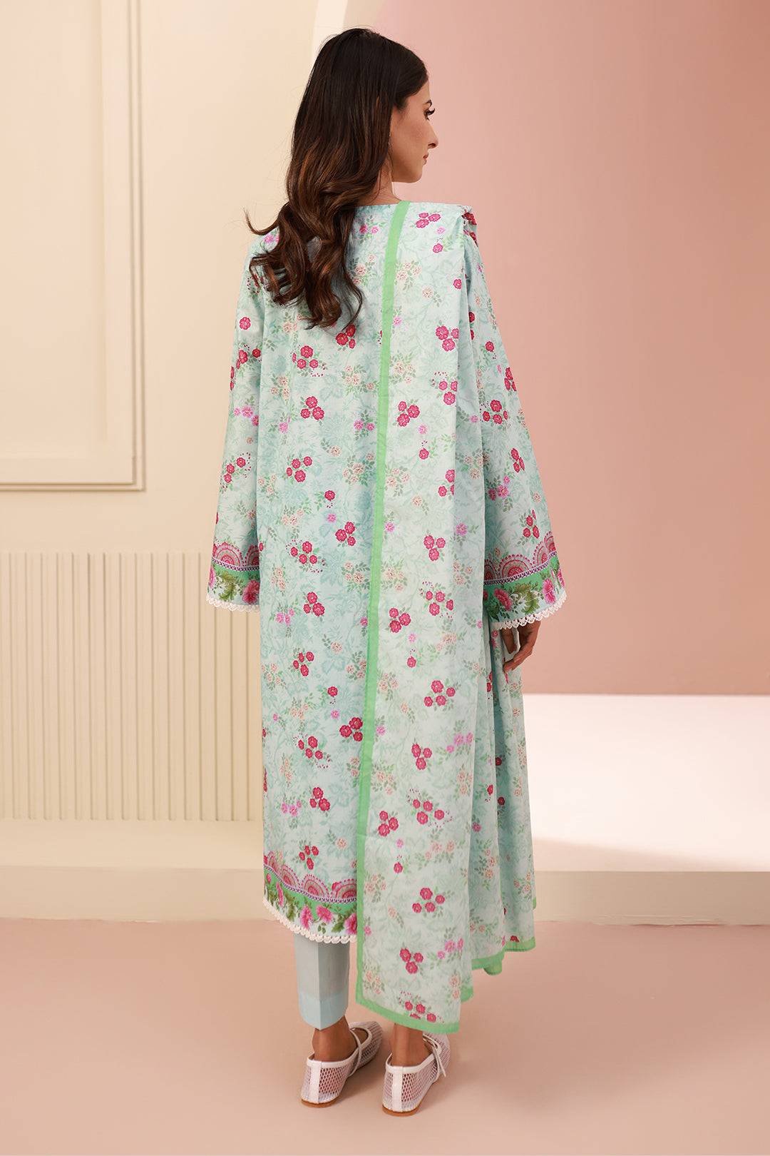 Zellbury | Unstitched 3 Piece Cambric | Shirt Shalwar Dupatta - 0629 by Maria Faisal - Registered Vendor of : Zellbury Women - type : Essential Unstitched - 100% original wedding dresses