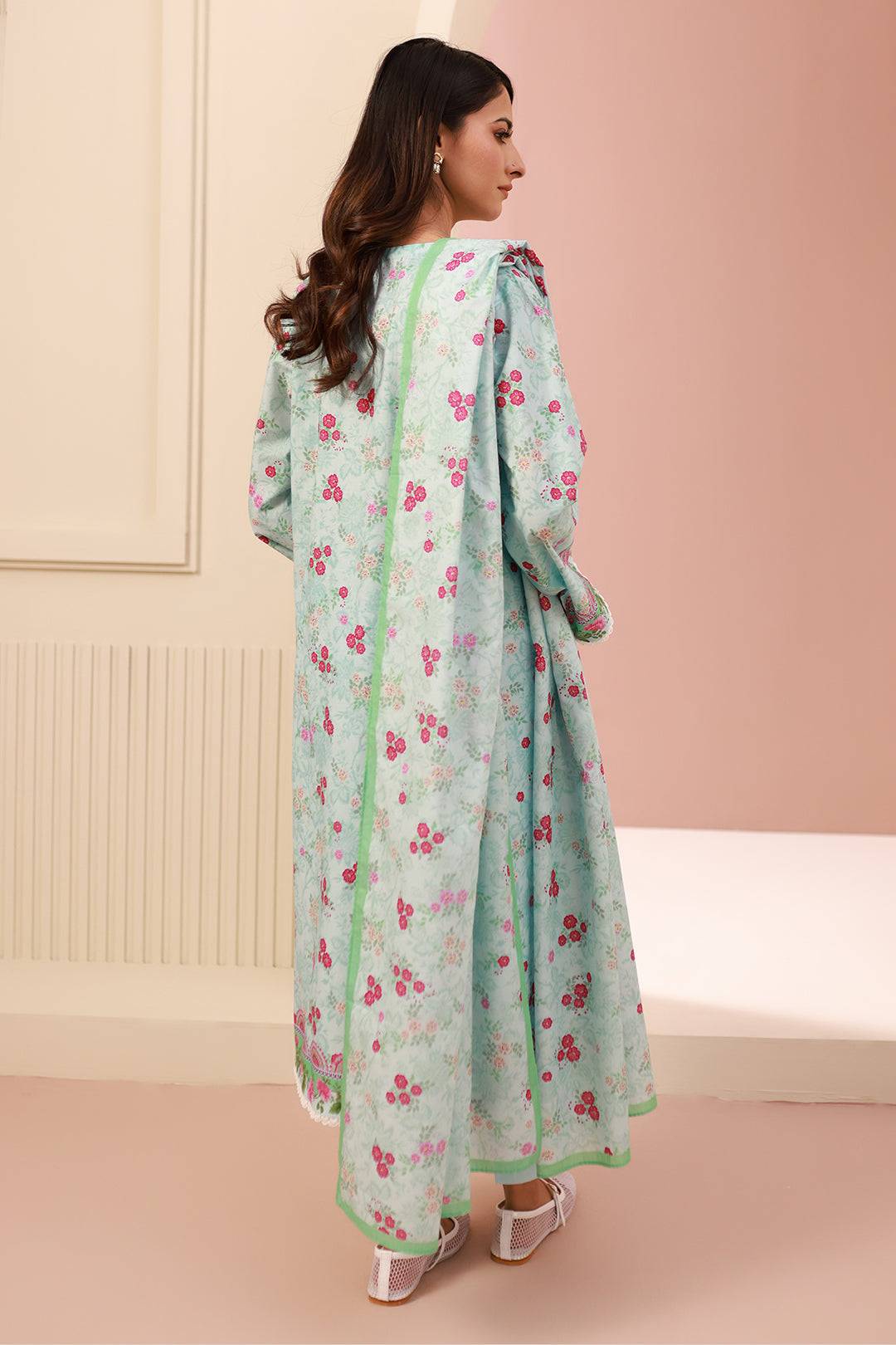Zellbury | Unstitched 3 Piece Cambric | Shirt Shalwar Dupatta - 0629 by Maria Faisal - Registered Vendor of : Zellbury Women - type : Essential Unstitched - 100% original wedding dresses