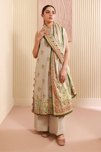 Zellbury | Unstitched 3 Piece Cambric | Shirt Shalwar Dupatta - 0633 by Maria Faisal - Registered Vendor of : Zellbury Women - type : Essential Unstitched - 100% original wedding dresses