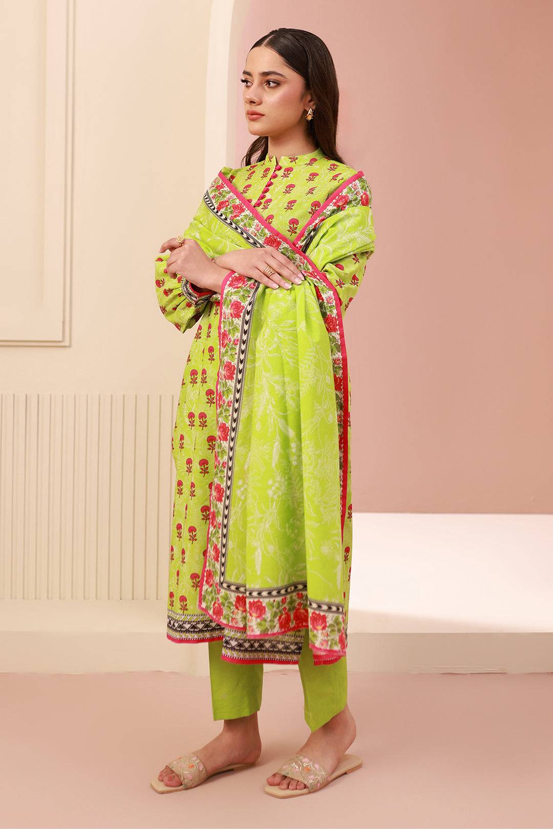 Zellbury | Unstitched 3 Piece Cambric | Shirt Shalwar Dupatta - 0634 by Maria Faisal - Registered Vendor of : Zellbury Women - type : Essential Unstitched - 100% original wedding dresses