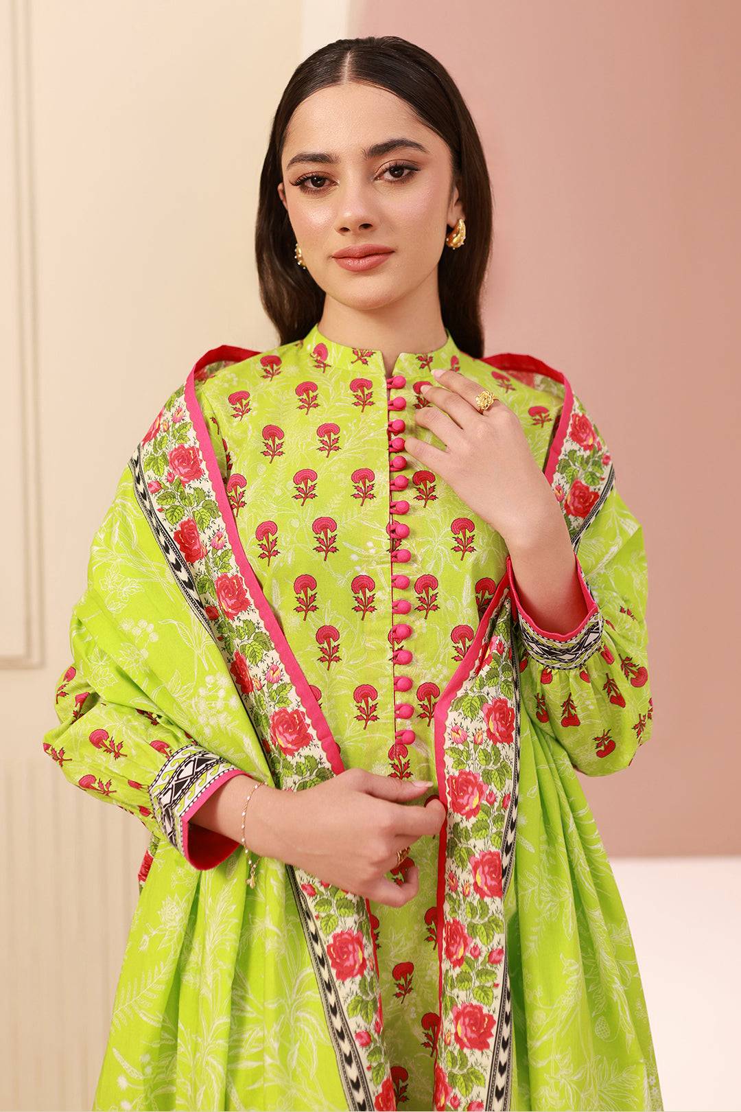 Zellbury | Unstitched 3 Piece Cambric | Shirt Shalwar Dupatta - 0634 by Maria Faisal - Registered Vendor of : Zellbury Women - type : Essential Unstitched - 100% original wedding dresses