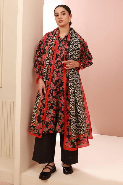 Zellbury | Unstitched 3 Piece Cambric | Shirt Shalwar Dupatta - 0636 by Maria Faisal - Registered Vendor of : Zellbury Women - type : Essential Unstitched - 100% original wedding dresses
