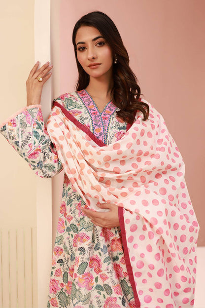 Zellbury | Unstitched 3 Piece Cambric | Shirt Shalwar Dupatta - 0640 by Maria Faisal - Registered Vendor of : Zellbury Women - type : Essential Unstitched - 100% original wedding dresses