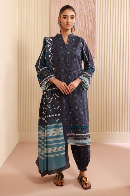 Zellbury | Unstitched 3 Piece Cambric | Shirt Shalwar Dupatta - 0642 by Maria Faisal - Registered Vendor of : Zellbury Women - type : Essential Unstitched - 100% original wedding dresses