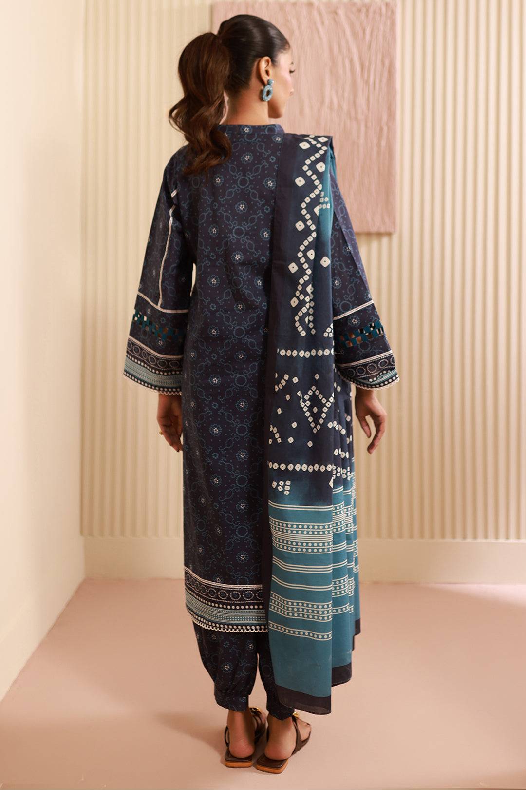 Zellbury | Unstitched 3 Piece Cambric | Shirt Shalwar Dupatta - 0642 by Maria Faisal - Registered Vendor of : Zellbury Women - type : Essential Unstitched - 100% original wedding dresses