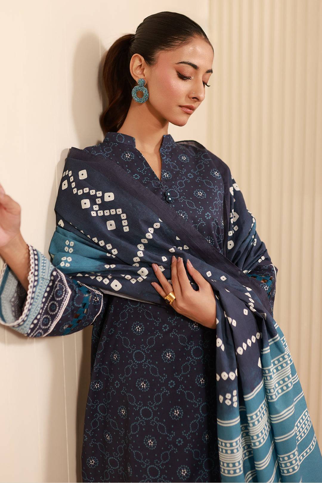 Zellbury | Unstitched 3 Piece Cambric | Shirt Shalwar Dupatta - 0642 by Maria Faisal - Registered Vendor of : Zellbury Women - type : Essential Unstitched - 100% original wedding dresses