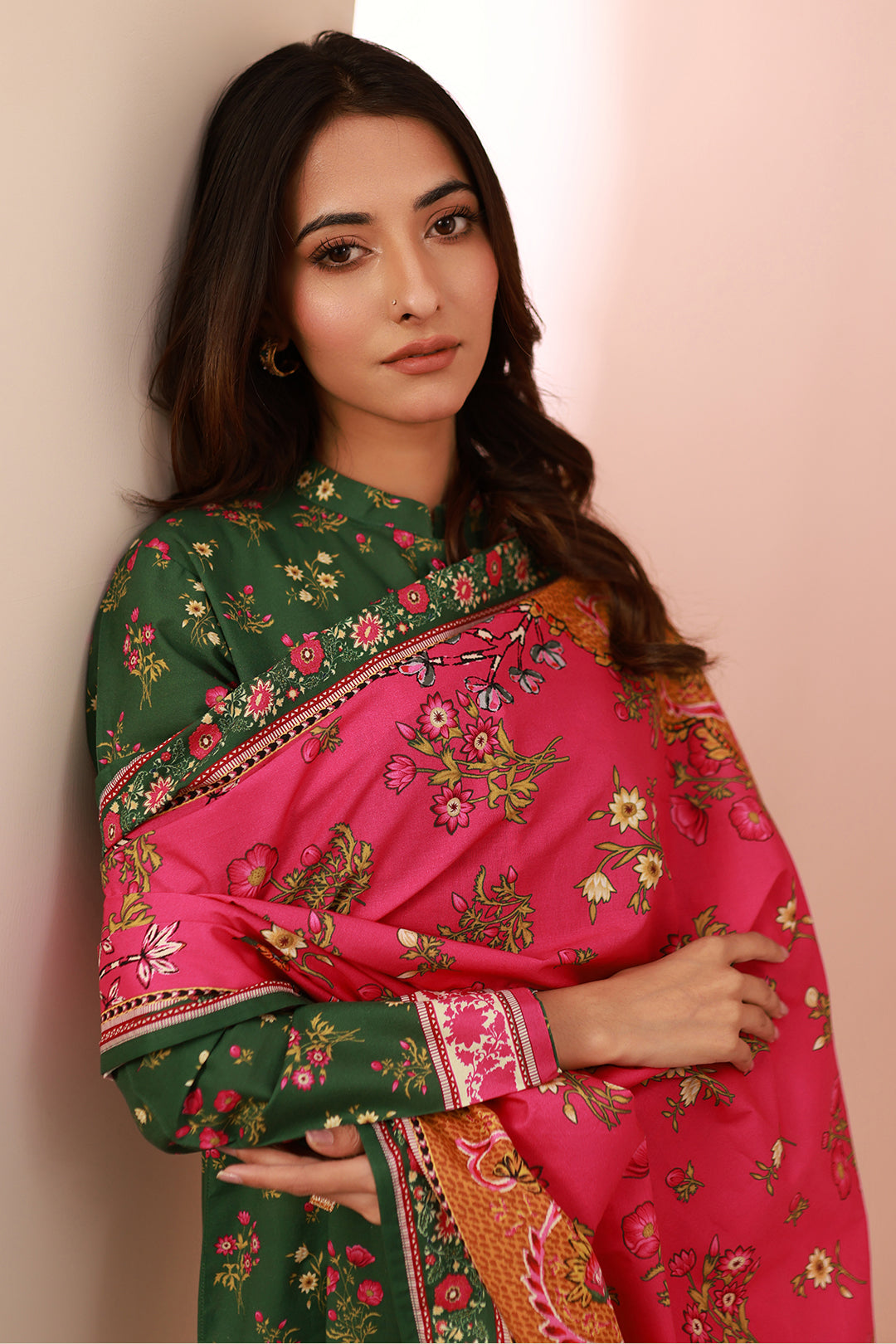 Zellbury | Unstitched 3 Piece Cambric | Shirt Shalwar Dupatta - 0662 by Maria Faisal - Registered Vendor of : Zellbury Women - type : Essential Unstitched - 100% original wedding dresses