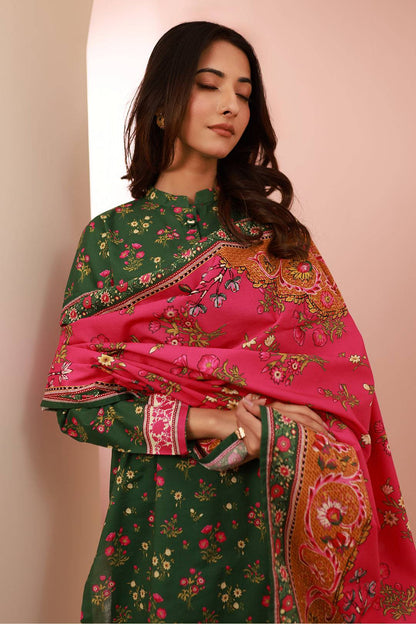 Zellbury | Unstitched 3 Piece Cambric | Shirt Shalwar Dupatta - 0662 by Maria Faisal - Registered Vendor of : Zellbury Women - type : Essential Unstitched - 100% original wedding dresses