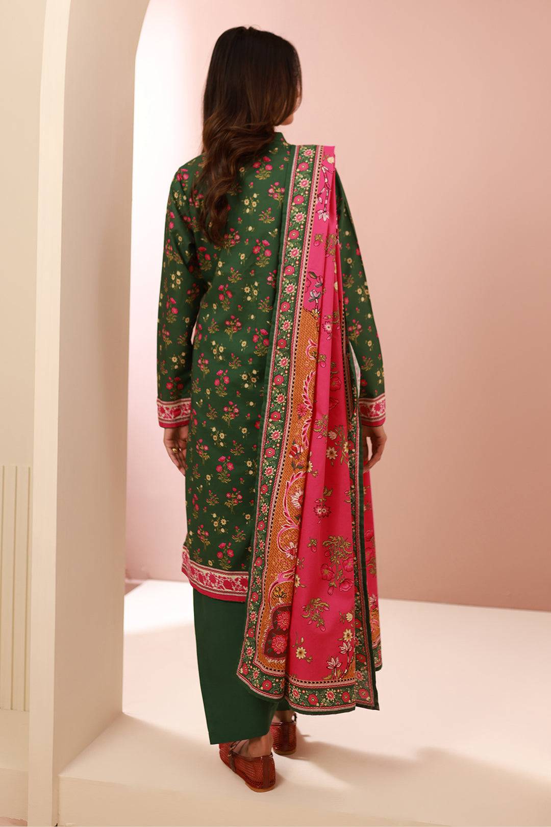 Zellbury | Unstitched 3 Piece Cambric | Shirt Shalwar Dupatta - 0662 by Maria Faisal - Registered Vendor of : Zellbury Women - type : Essential Unstitched - 100% original wedding dresses