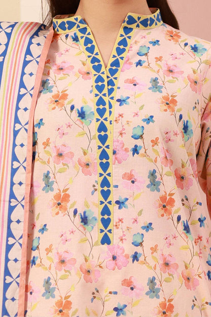 Zellbury | Unstitched 3 Piece Cambric | Shirt Shalwar Dupatta - 0664 by Maria Faisal - Registered Vendor of : Zellbury Women - type : Essential Unstitched - 100% original wedding dresses