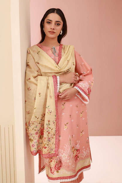 Zellbury | Unstitched 3 Piece Cambric | Shirt Shalwar Dupatta - 0665 by Maria Faisal - Registered Vendor of : Zellbury Women - type : Essential Unstitched - 100% original wedding dresses
