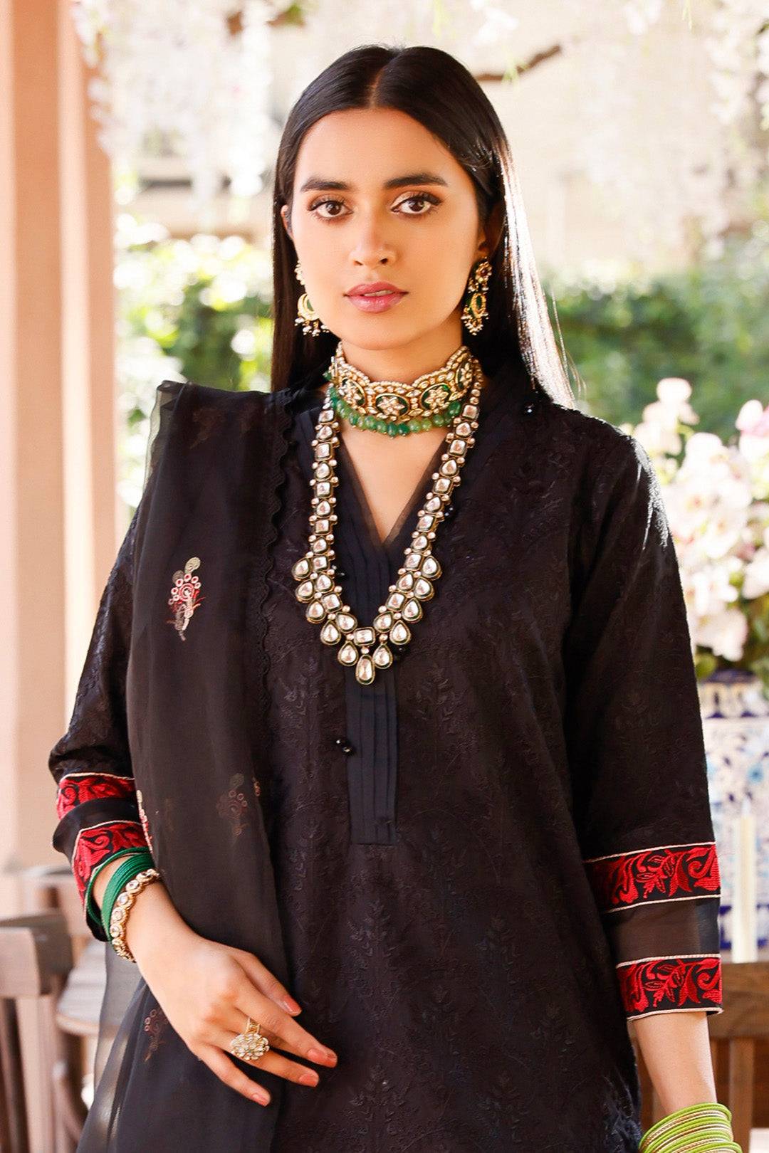 Zellbury | Unstitched 3 Piece Cambric | Embroidered Shirt Shalwar Dupatta - 0283 by Maria Faisal - Registered Vendor of : Zellbury Women - type : Luxury Unstitch - 100% original wedding dresses