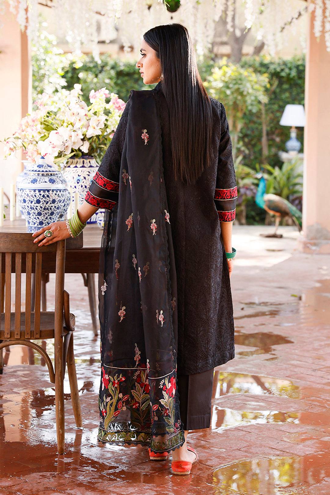 Zellbury | Unstitched 3 Piece Cambric | Embroidered Shirt Shalwar Dupatta - 0283 by Maria Faisal - Registered Vendor of : Zellbury Women - type : Luxury Unstitch - 100% original wedding dresses