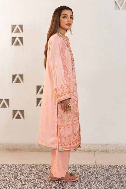 Zellbury | Unstitched 3 Piece Lawn | Embroidered Shirt Shalwar Dupatta - 0324 by Maria Faisal - Registered Vendor of : Zellbury Women - type : Luxury Unstitch - 100% original wedding dresses