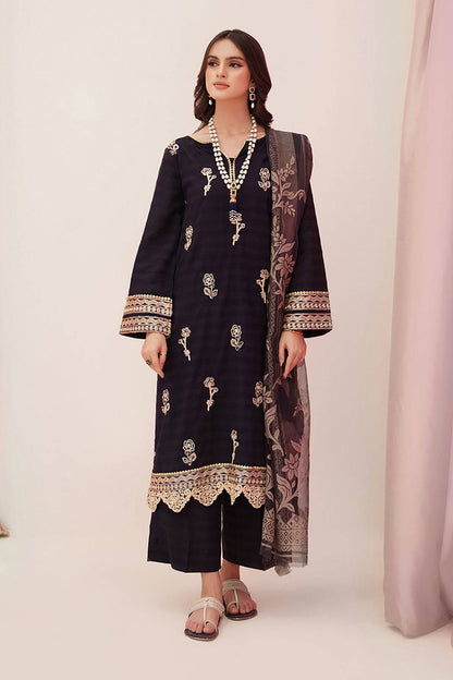 Zellbury | Unstitched 3 Piece Lawn | Embroidered Shirt Shalwar Dupatta - 0355 by Maria Faisal - Registered Vendor of : Zellbury Women - type : Luxury Unstitch - 100% original wedding dresses