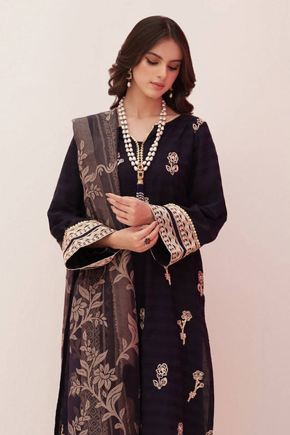 Zellbury | Unstitched 3 Piece Lawn | Embroidered Shirt Shalwar Dupatta - 0355 by Maria Faisal - Registered Vendor of : Zellbury Women - type : Luxury Unstitch - 100% original wedding dresses