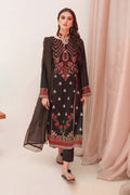 Zellbury | Unstitched 3 Piece Raw Silk | Embroidered Shirt Shalwar Dupatta - 0357 - Designer Dress with Intricate embroidery and embellishments. Shop elegent wedding dress at Maria Faisal.
