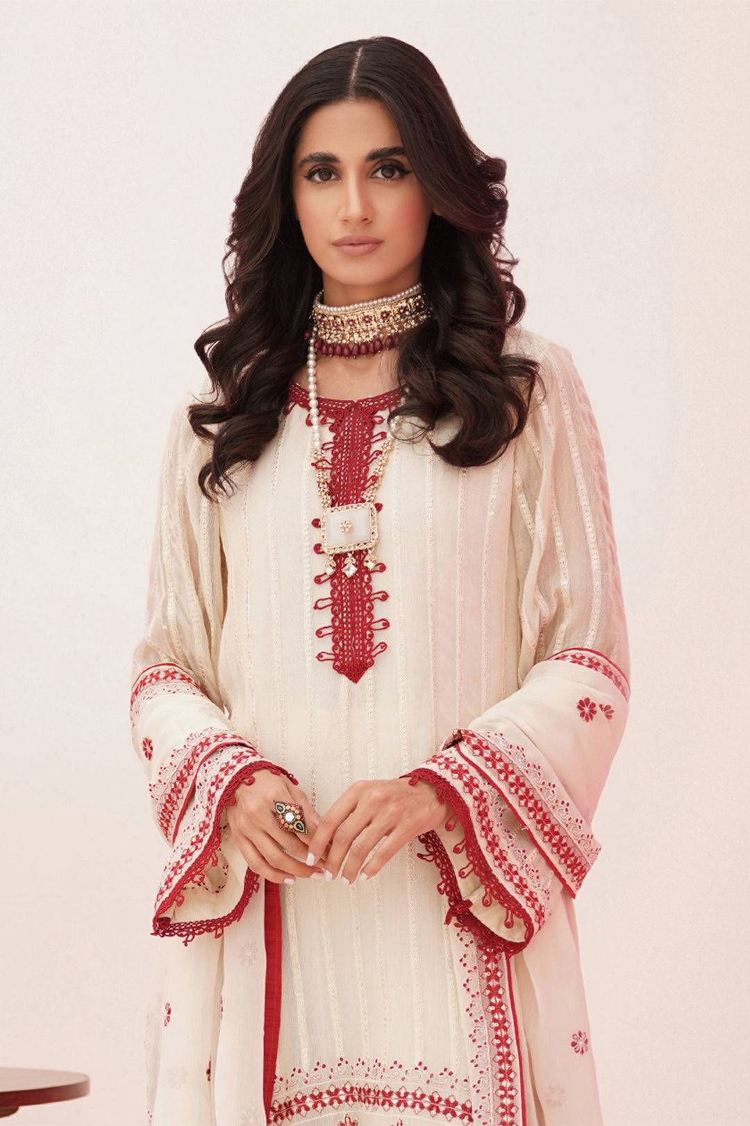 Zellbury | Unstitched 3 Piece Khaddi | Embroidered Shirt Shalwar Dupatta - 0363 by Maria Faisal - Registered Vendor of : Zellbury Women - type : Luxury Unstitch - 100% original wedding dresses