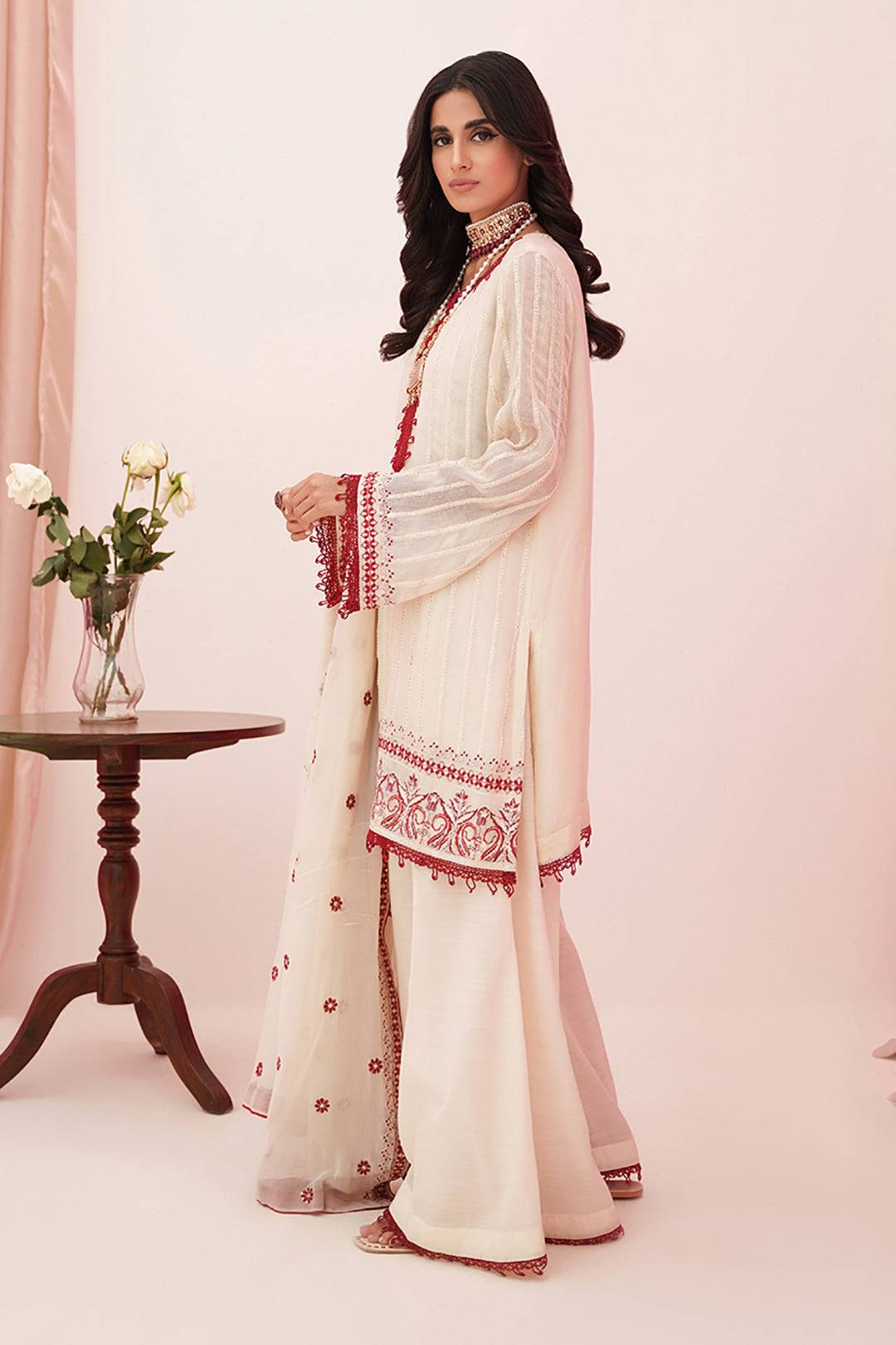 Zellbury | Unstitched 3 Piece Khaddi | Embroidered Shirt Shalwar Dupatta - 0363 by Maria Faisal - Registered Vendor of : Zellbury Women - type : Luxury Unstitch - 100% original wedding dresses