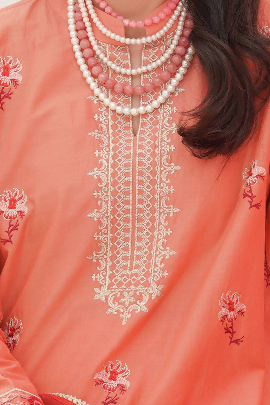 Zellbury | Unstitched 3 Piece Lawn | Embroidered Shirt Shalwar Dupatta - 0365 by Maria Faisal - Registered Vendor of : Zellbury Women - type : Luxury Unstitch - 100% original wedding dresses