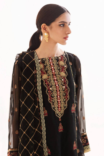 Zellbury | Unstitched 3 Piece Chiffon | Embroidered Shirt Shalwar Dupatta - 0293 by Maria Faisal - Registered Vendor of : Zellbury Women - type : Luxury Unstitch - 100% original wedding dresses