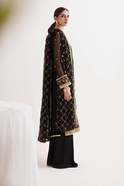 Zellbury | Unstitched 3 Piece Chiffon | Embroidered Shirt Shalwar Dupatta - 0293 by Maria Faisal - Registered Vendor of : Zellbury Women - type : Luxury Unstitch - 100% original wedding dresses