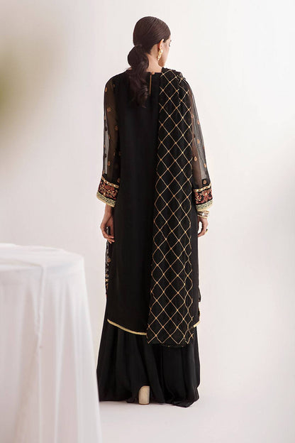 Zellbury | Unstitched 3 Piece Chiffon | Embroidered Shirt Shalwar Dupatta - 0293 by Maria Faisal - Registered Vendor of : Zellbury Women - type : Luxury Unstitch - 100% original wedding dresses