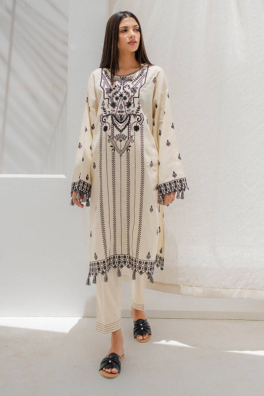 Zellbury | Unstitched 2 Piece Jacquard | Embroidered Shirt Shalwar - 0657 by Maria Faisal - Registered Vendor of : Zellbury Women - type : Signature Unstitched - 100% original wedding dresses
