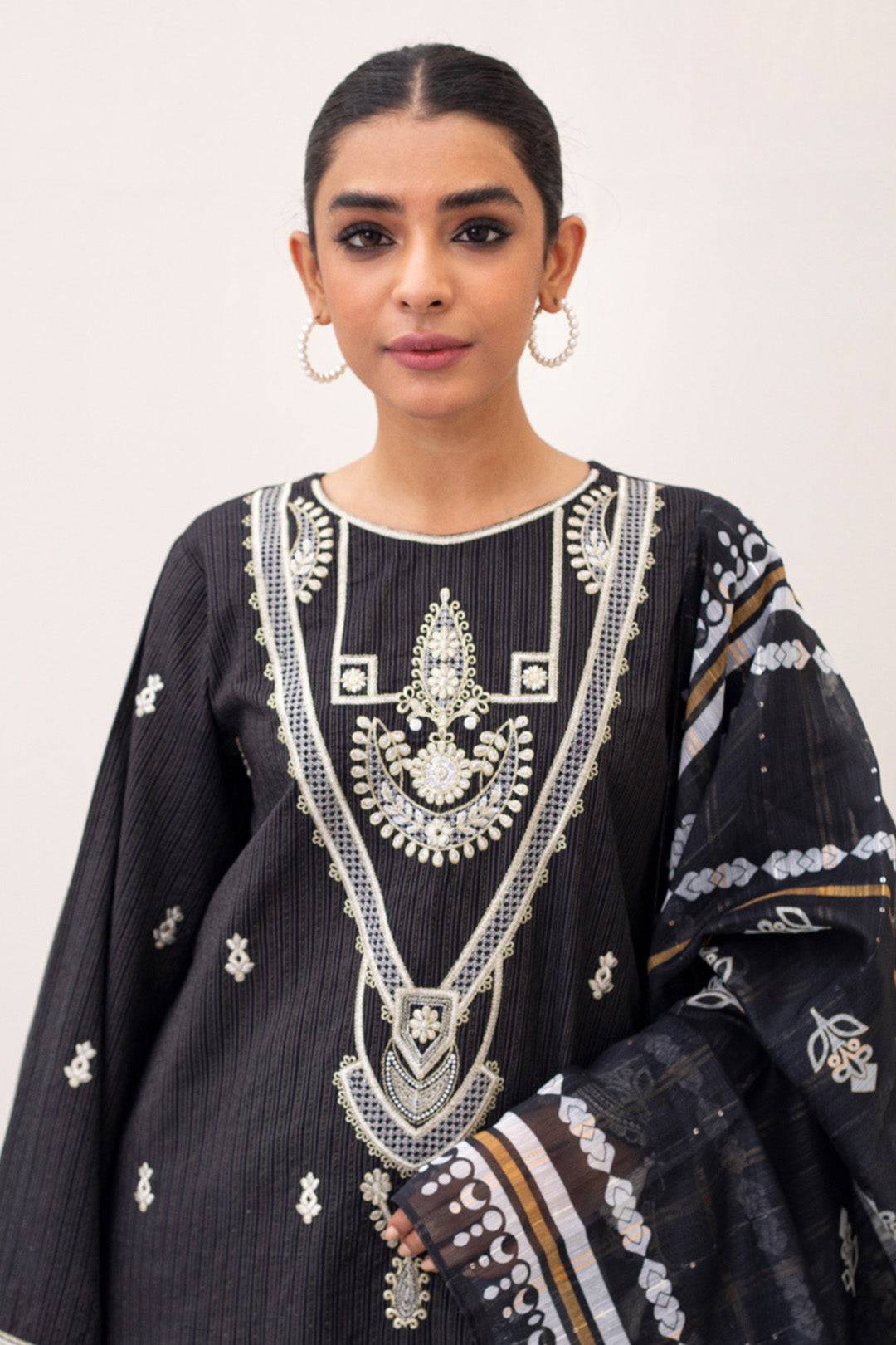 Zellbury | Unstitched 3 Piece Lawn | Embroidered Shirt Shalwar Dupatta - 0190 by Maria Faisal - Registered Vendor of : Zellbury Women - type : Signature Unstitched - 100% original wedding dresses