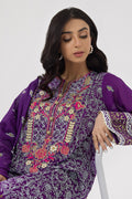 Zellbury | Unstitched 3 Piece Lawn | Embroidered Shirt Shalwar Dupatta - 0196 - Designer Dress with Intricate embroidery and embellishments. Shop elegent wedding dress at Maria Faisal.