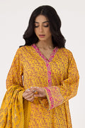 Zellbury | Unstitched 3 Piece Lawn | Embroidered Shirt Shalwar Dupatta - 0199 - Designer Dress with Intricate embroidery and embellishments. Shop elegent wedding dress at Maria Faisal.