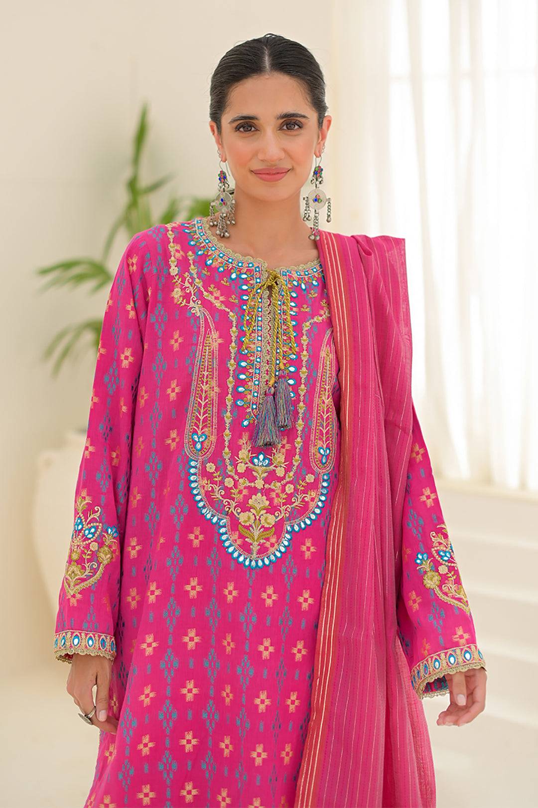 Zellbury | Unstitched 3 Piece Jacquard | Embroidered Shirt Shalwar Dupatta - 0289 by Maria Faisal - Registered Vendor of : Zellbury Women - type : Signature Unstitched - 100% original wedding dresses