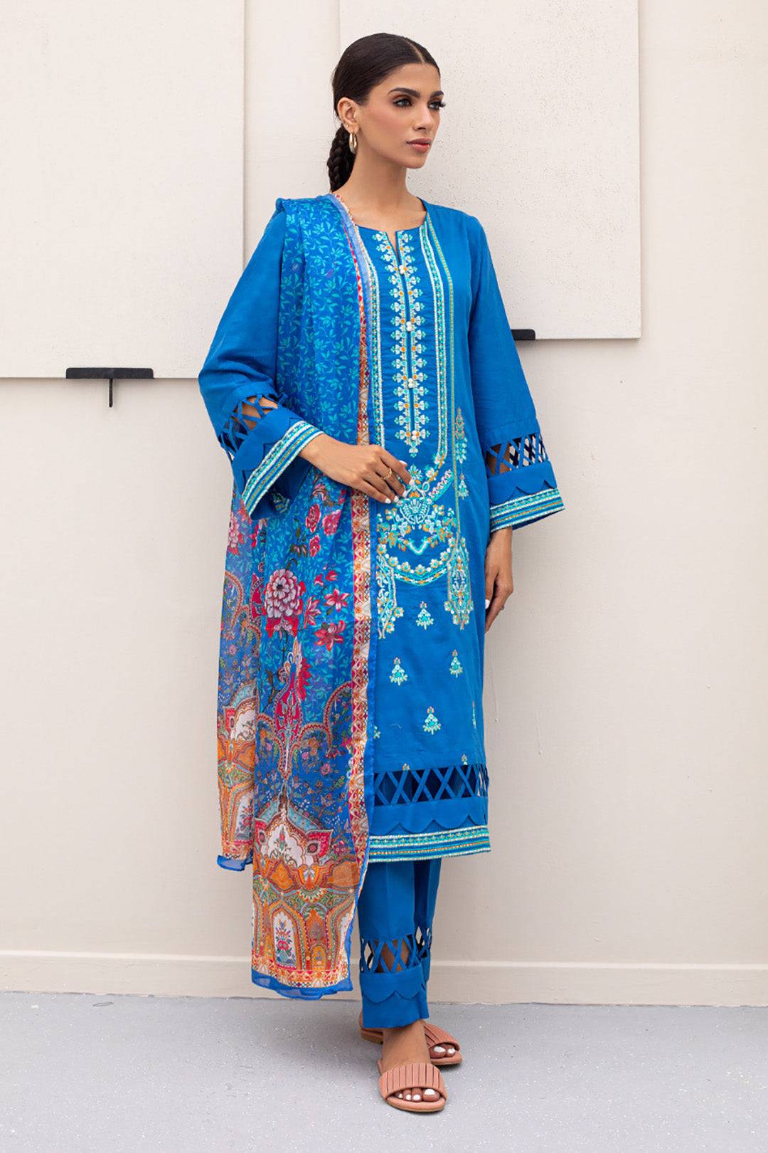 Zellbury | Unstitched 3 Piece Jacquard | Embroidered Shirt Shalwar Dupatta - 0435 by Maria Faisal - Registered Vendor of : Zellbury Women - type : Signature Unstitched - 100% original wedding dresses