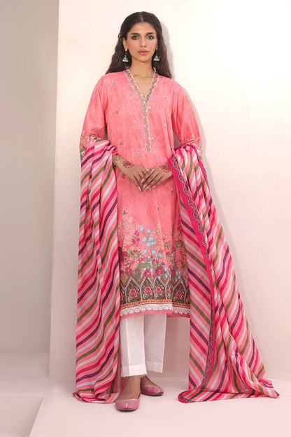 Zellbury | Unstitched 2 Piece Lawn | Embroidered Shirt Dupatta - 1658 by Maria Faisal - Registered Vendor of : Zellbury Women - type : Essential Unstitched - 100% original wedding dresses