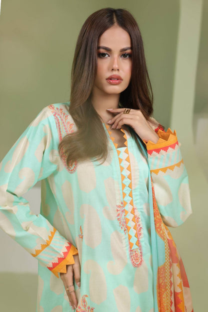 Zellbury | Unstitched 2 Piece Lawn | Embroidered Shirt Dupatta - 1716 by Maria Faisal - Registered Vendor of : Zellbury Women - type : Essential Unstitched - 100% original wedding dresses