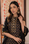 Zellbury | Unstitched 3 Piece Lawn | Embroidered Shirt Shalwar Dupatta - 1107 - Designer Dress with Intricate embroidery and embellishments. Shop elegent wedding dress at Maria Faisal.