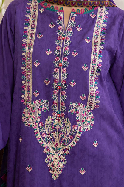 Zellbury | Unstitched 3 Piece Jacquard | Embroidered Shirt Shalwar Dupatta - 1113 by Maria Faisal - Registered Vendor of : Zellbury Women - type : Essential Unstitched - 100% original wedding dresses