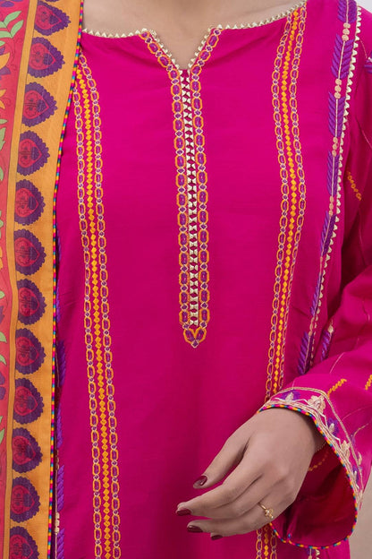 Zellbury | Unstitched 3 Piece Lawn | Embroidered Shirt Shalwar Dupatta - 1125 by Maria Faisal - Registered Vendor of : Zellbury Women - type : Signature Unstitched - 100% original wedding dresses