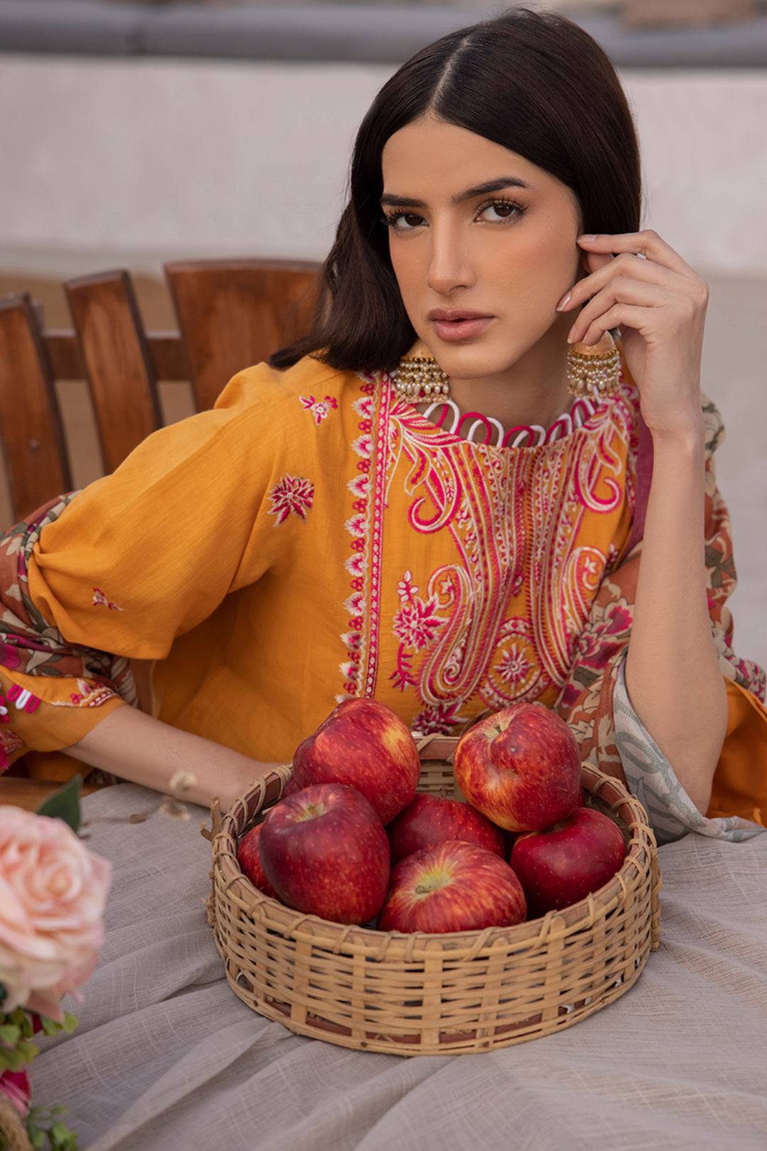 Zellbury | Unstitched 3 Piece Cambric | Embroidered Shirt Shalwar Dupatta - 1142 by Maria Faisal - Registered Vendor of : Zellbury Women - type : Signature Unstitched - 100% original wedding dresses