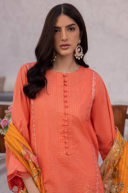 Zellbury | Unstitched 3 Piece Cambric | Embroidered Shirt Shalwar Dupatta - 1143 by Maria Faisal - Registered Vendor of : Zellbury Women - type : Signature Unstitched - 100% original wedding dresses