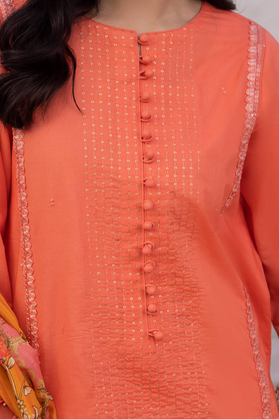 Zellbury | Unstitched 3 Piece Cambric | Embroidered Shirt Shalwar Dupatta - 1143 by Maria Faisal - Registered Vendor of : Zellbury Women - type : Signature Unstitched - 100% original wedding dresses